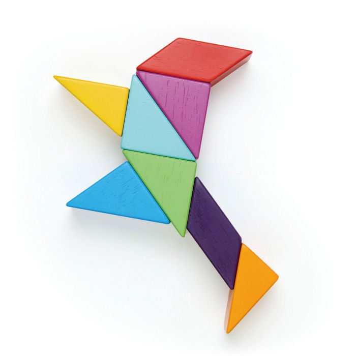 Joc magnetic din lemn Designer Coloristica, 8 piese [14]