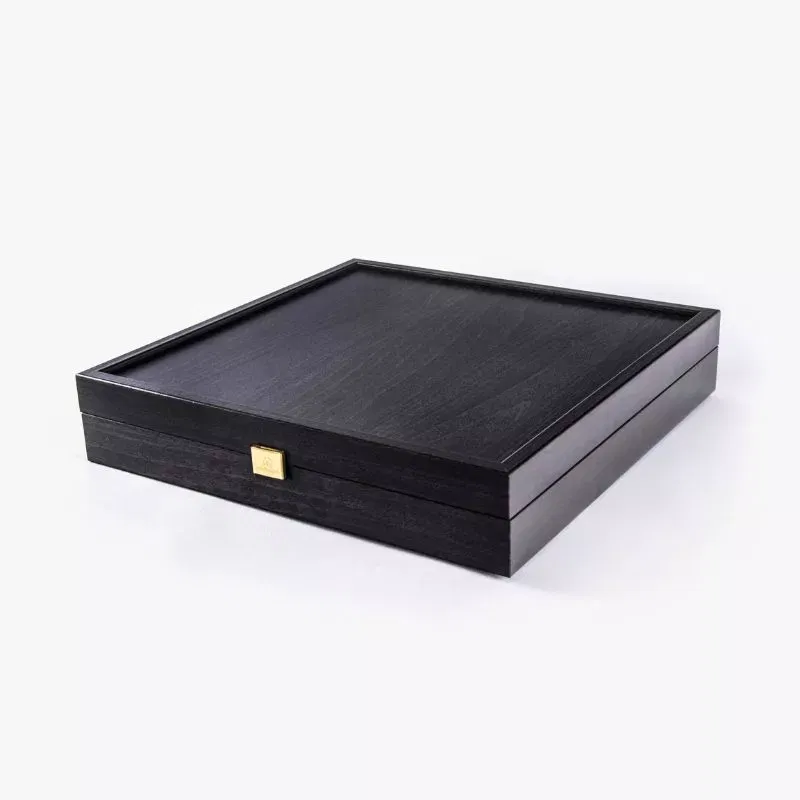 Joc Sah Pioni Arcasi caseta 44 x 44 cm piese gold & silver si tabla de sah Bronze Turqoise [6]