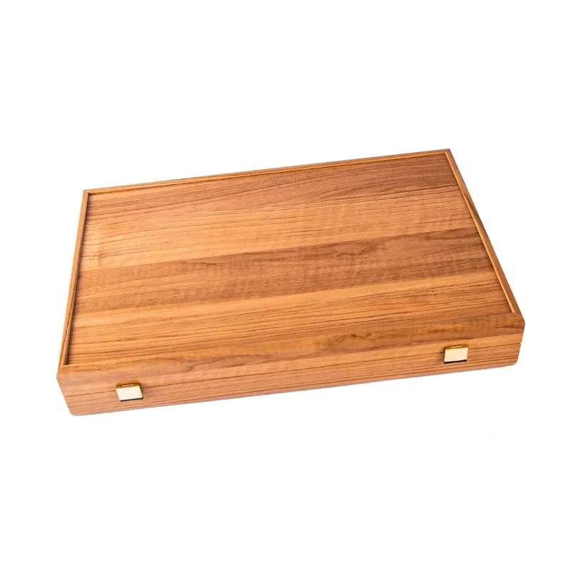 Joc table backgammon Design Rosu de cinabru cu fildes si Taba 48x30cm [6]