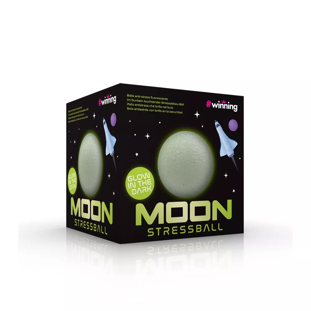 Jucarie antistres Squish Ball Luna fosforescenta [6]