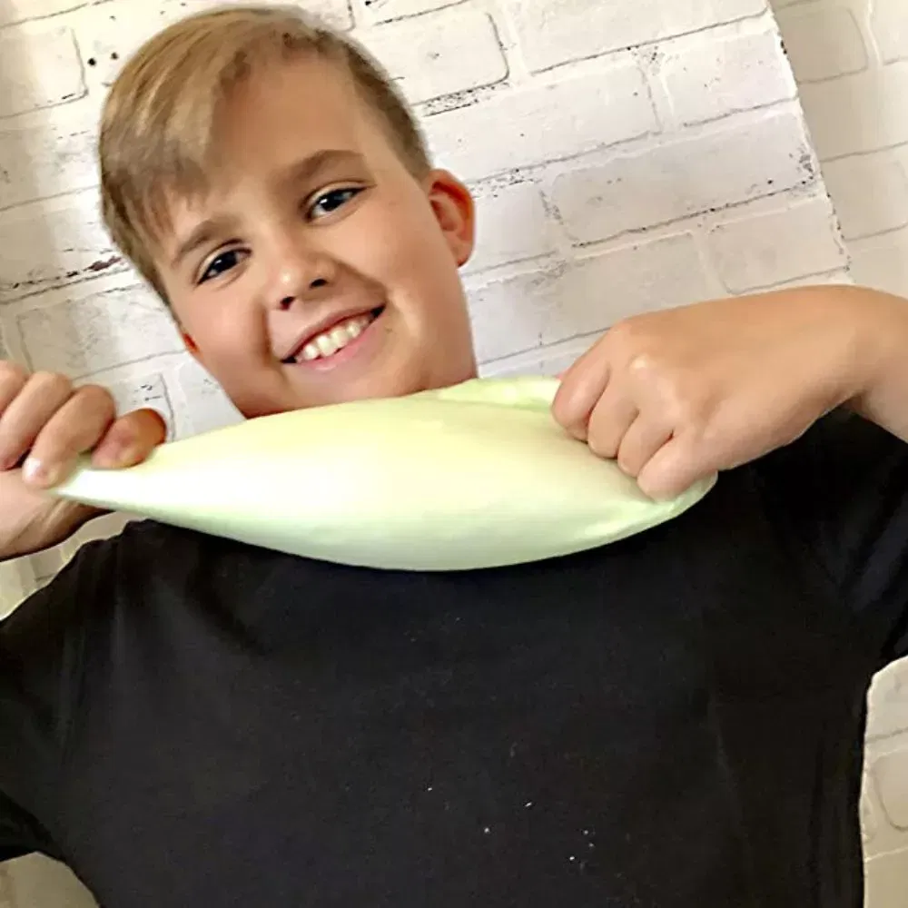 Jucarie antistres Squish Ball Luna fosforescenta [2]