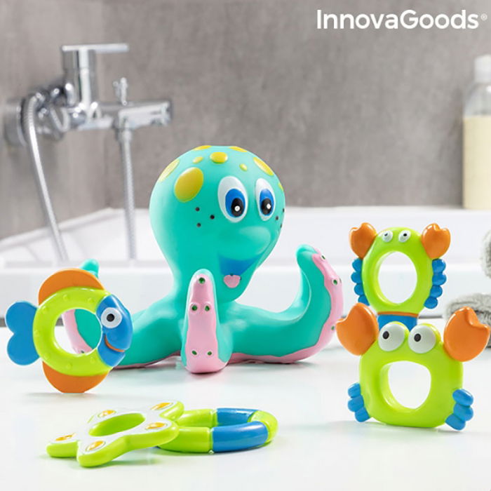 Jucarie de baie Caracatita cu inele Ringtopus [2]