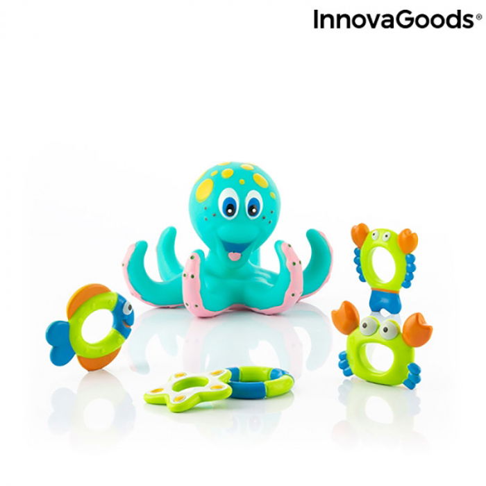 Jucarie de baie Caracatita cu inele Ringtopus [6]