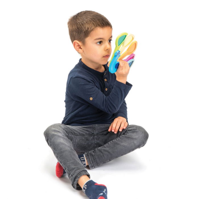 Jucarie din lemn premium Paunul colorat [2]