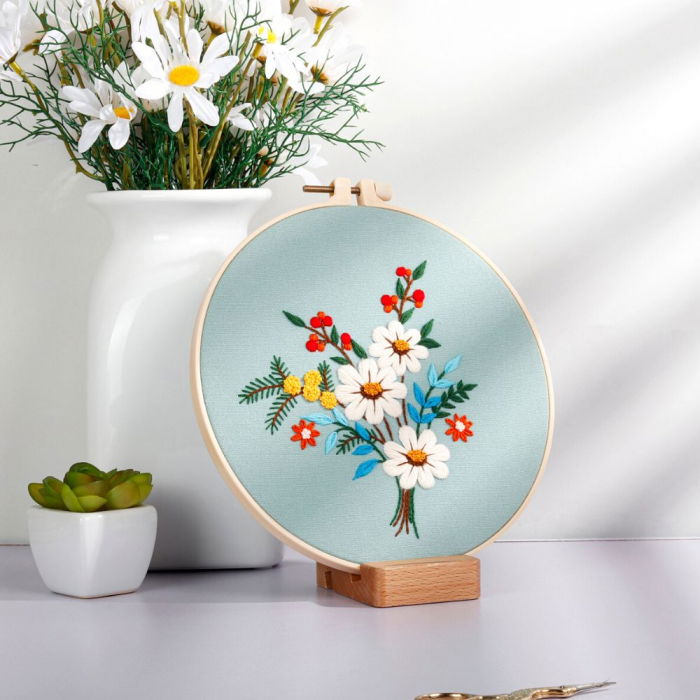 Kit Broderie DIY, Buchet de flori [3]