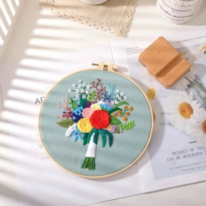 Kit Broderie DIY, Buchet de Flori, Pentru tine [2]