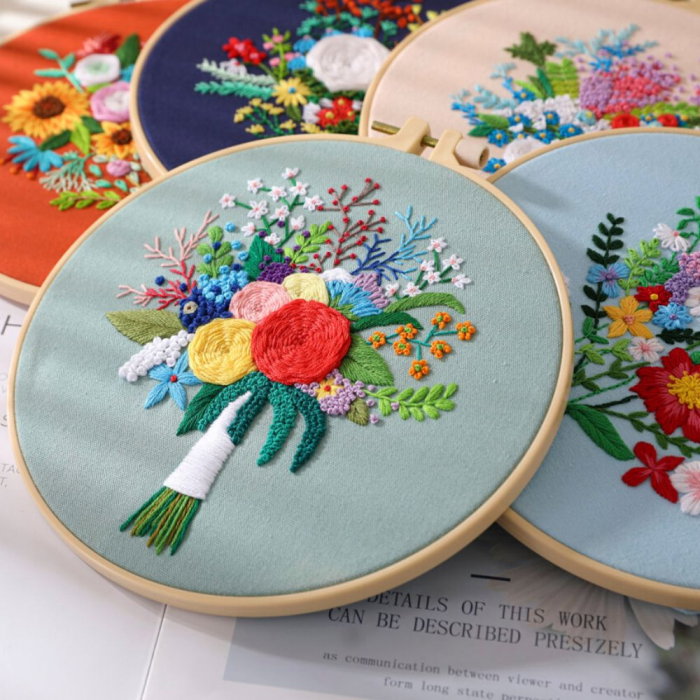 Kit Broderie DIY, Buchet de Flori, Pentru tine [5]