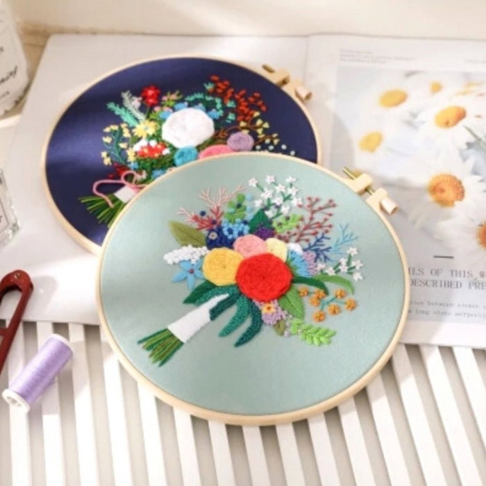 Kit Broderie DIY, Buchet de Flori, Pentru tine [3]