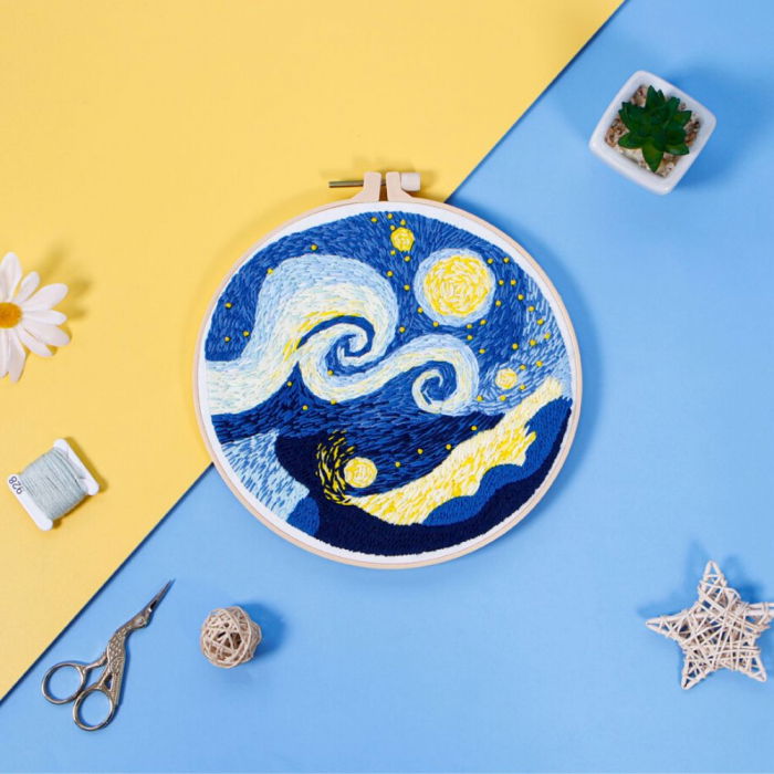 Kit Broderie DIY, Cosmos [6]