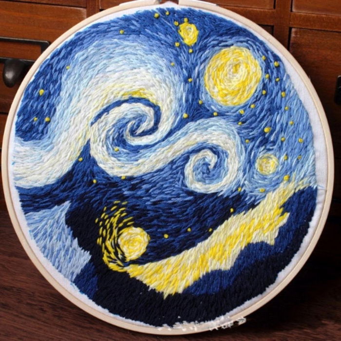 Kit Broderie DIY, Cosmos [8]