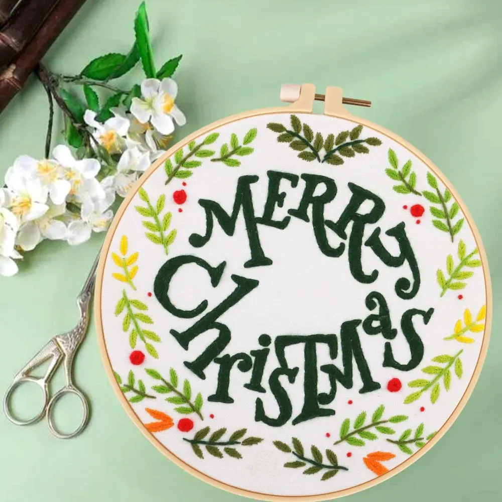 Kit Broderie DIY de Craciun, Merry Christmas [5]