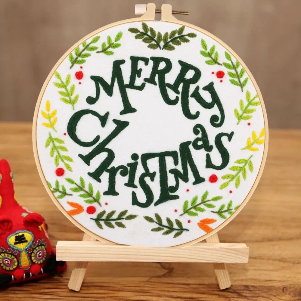 Kit Broderie DIY de Craciun, Merry Christmas [3]