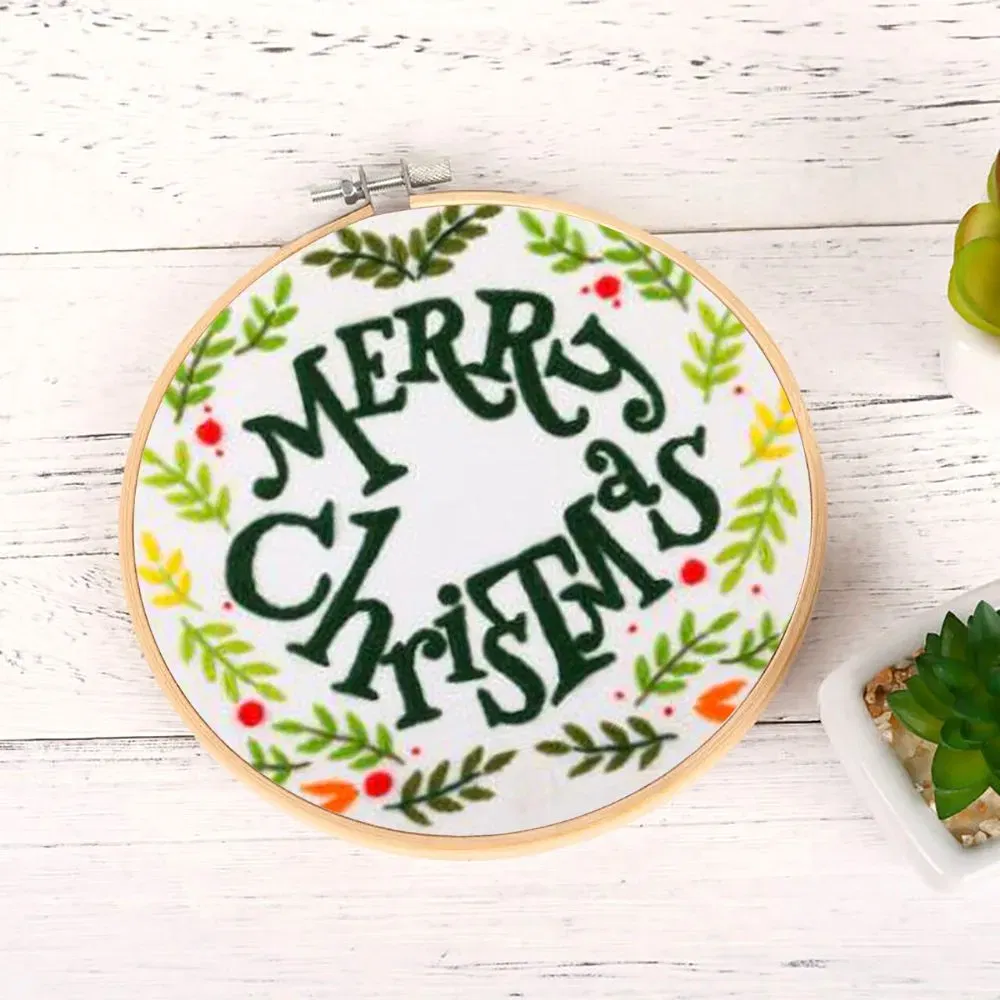 Kit Broderie DIY de Craciun, Merry Christmas [6]