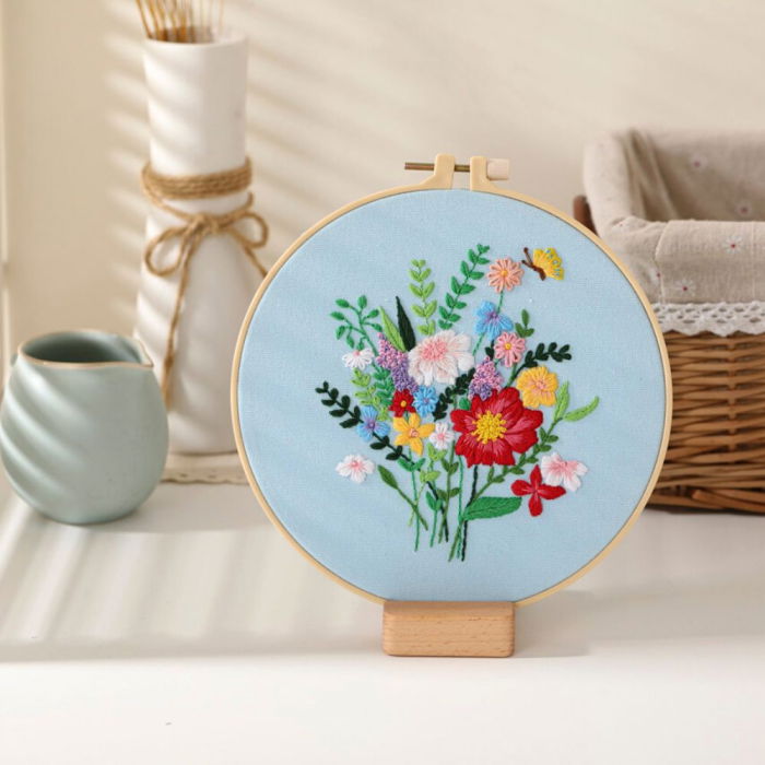Kit Broderie DIY, Flori - Dans pentru soare [1]