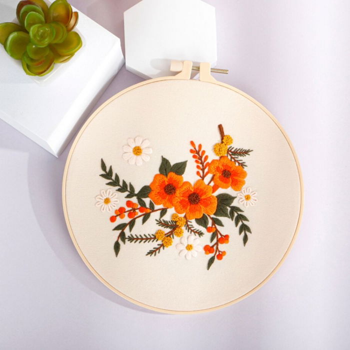 Kit Broderie DIY, Flori delicate [3]