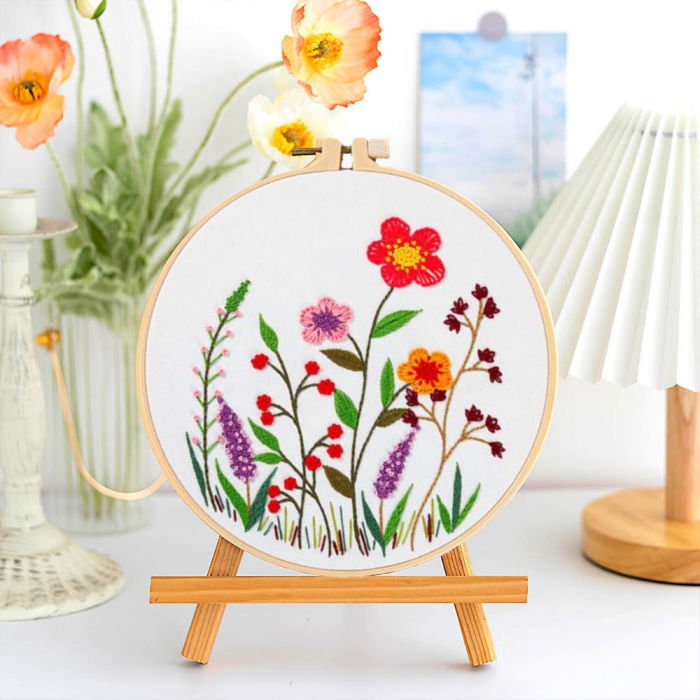 Kit Broderie DIY, Flori gratioase [1]