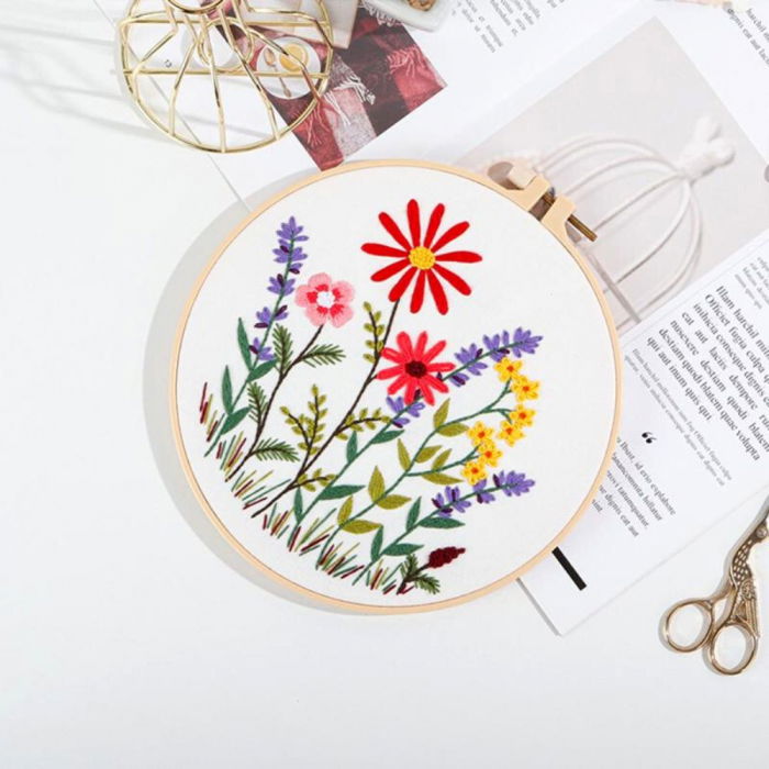 Kit Broderie DIY, Flori multicolore [2]