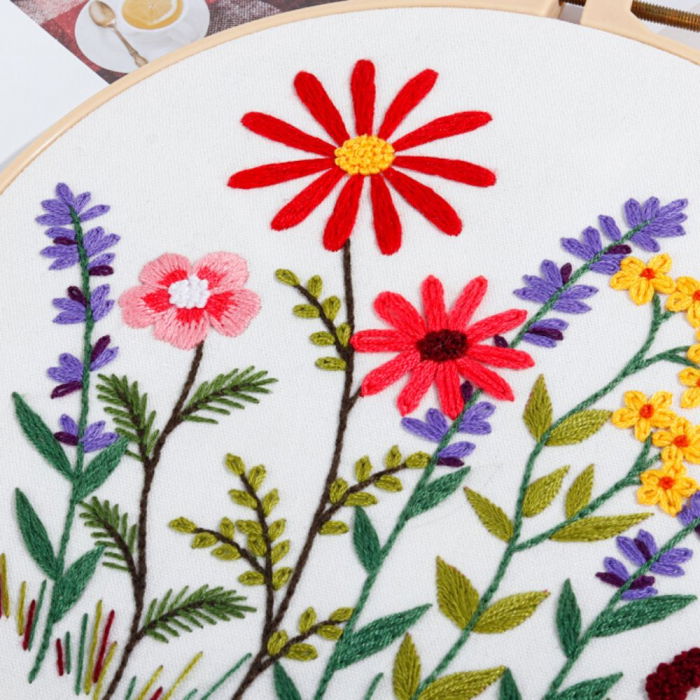 Kit Broderie DIY, Flori multicolore [5]