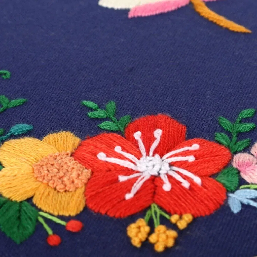 Kit Broderie DIY, Fluture. Si flori [5]