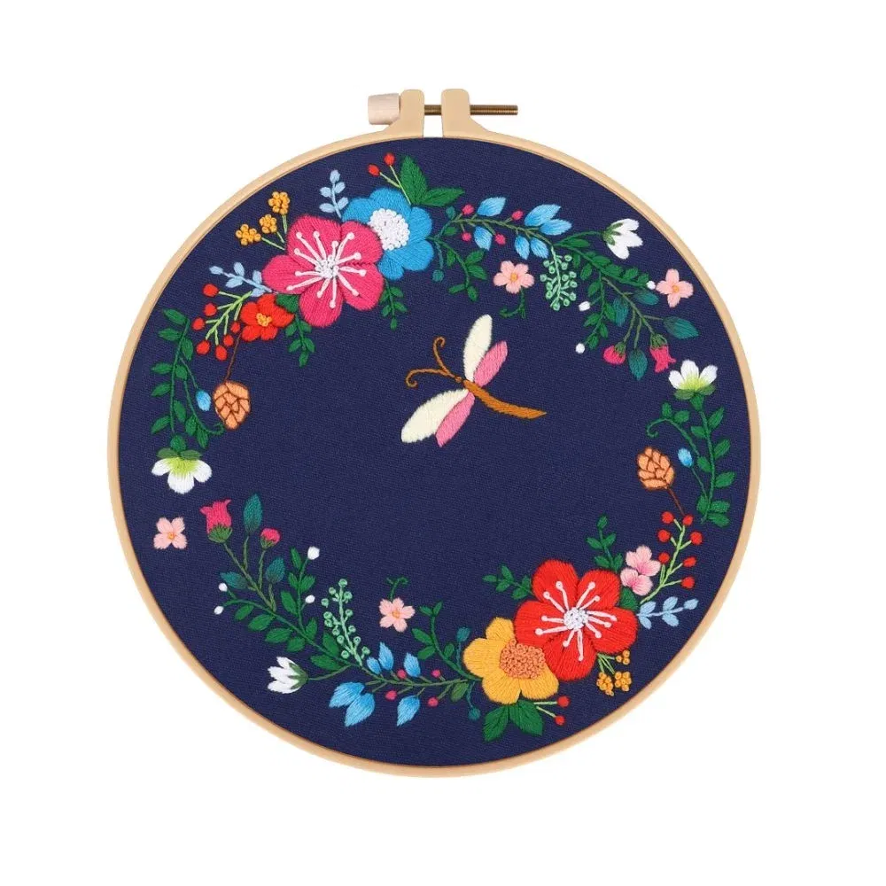 Kit Broderie DIY, Fluture. Si flori [7]