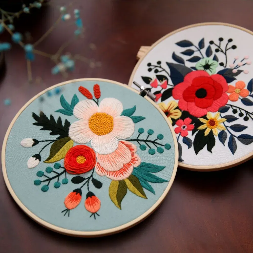 Kit Broderie DIY, Inspiratie cu flori [7]