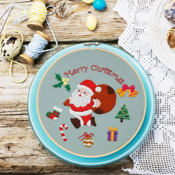 Kit Broderie DIY Mos Craciun [6]