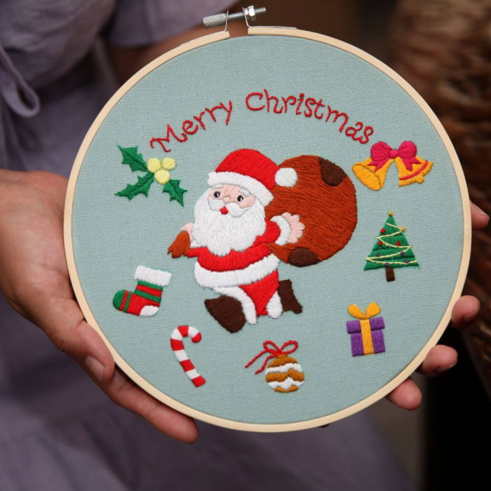 Kit Broderie DIY Mos Craciun [8]