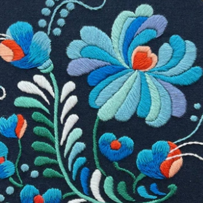 Kit Broderie DIY, Tablou cu flori [7]