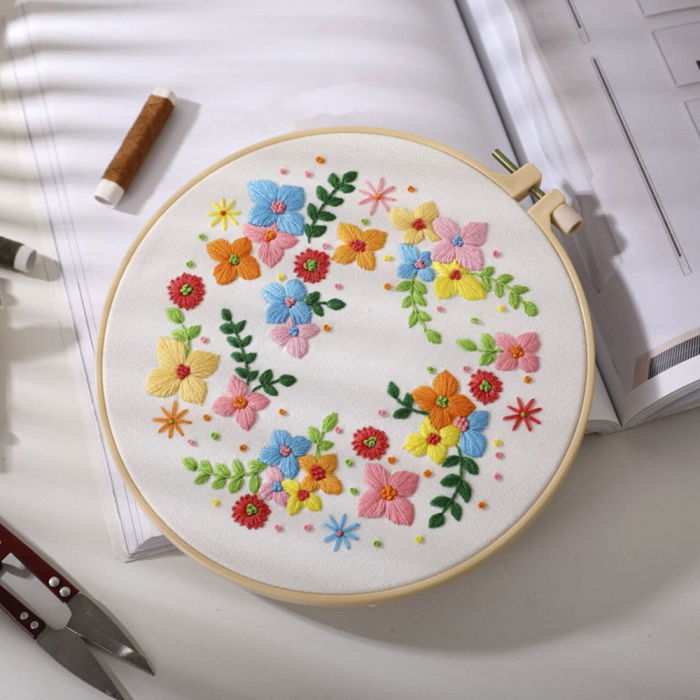 Kit Broderie DIY, Valsul florilor [5]