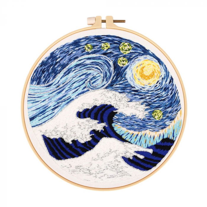 Kit Broderie DIY, Valurile marii [9]