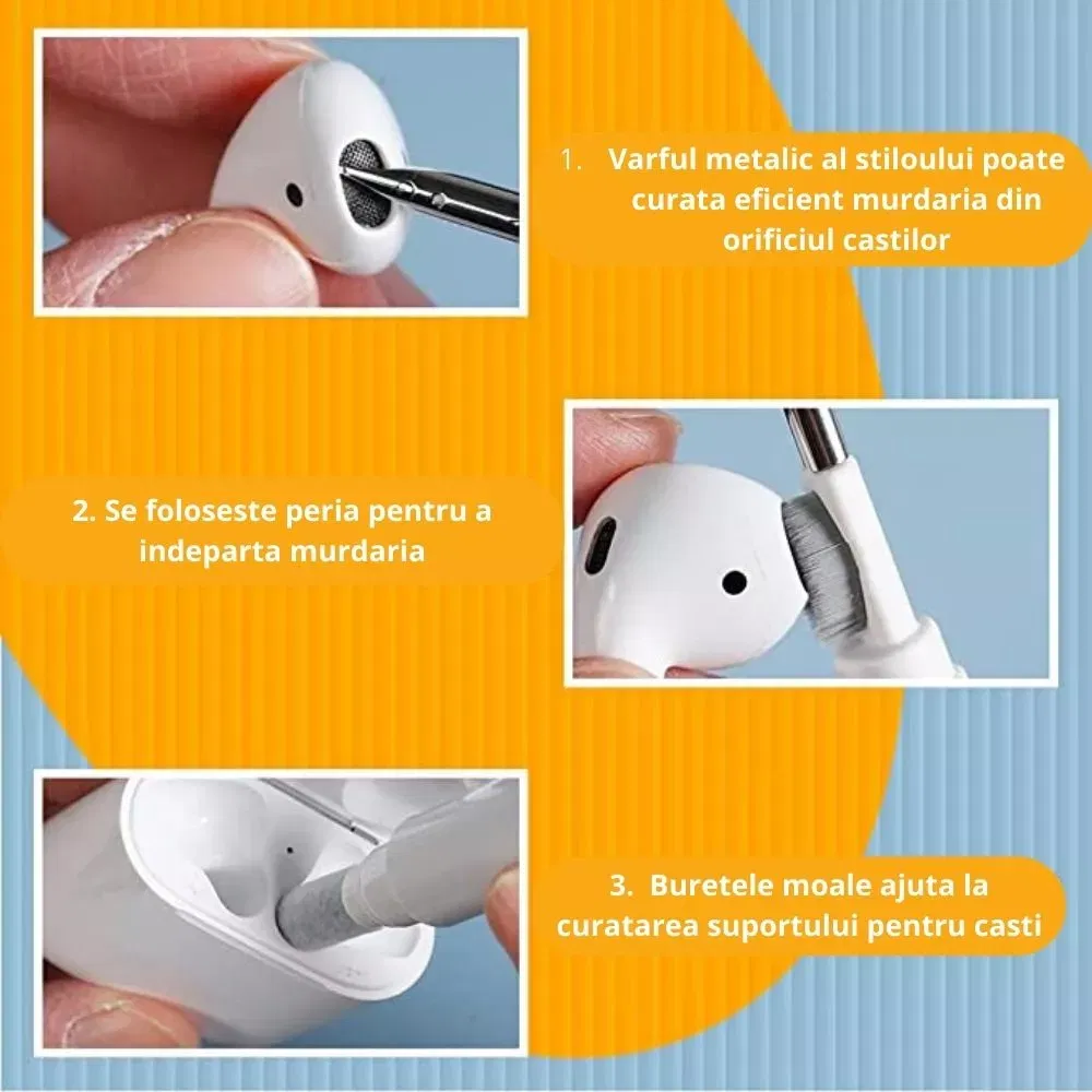 Kit curatare gadget 3 in 1 Cleaning Pen [11]