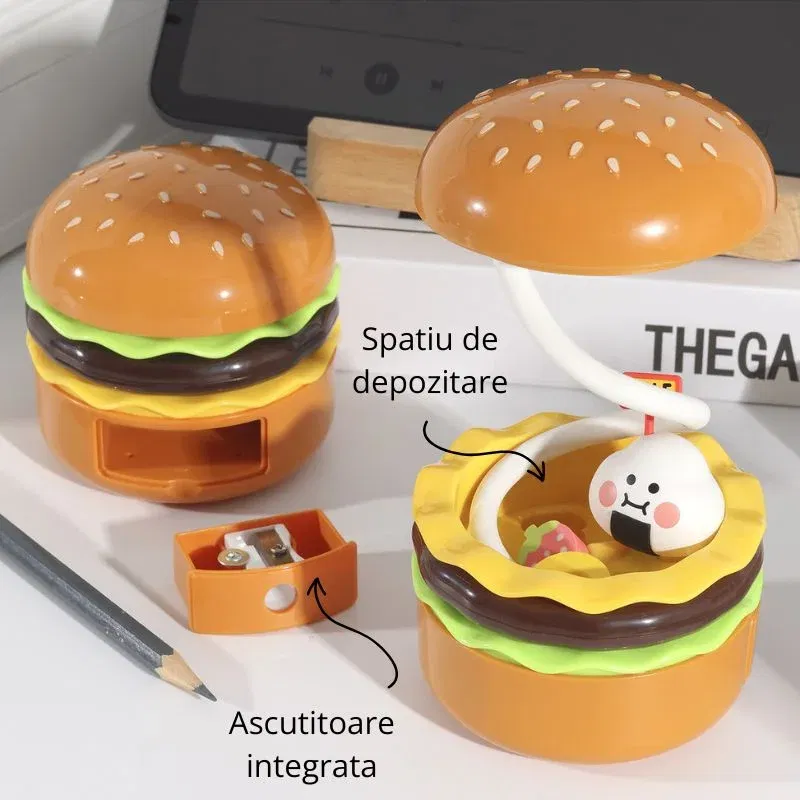 Lampa amuzanta Hamburger cu ascutitoare [14]
