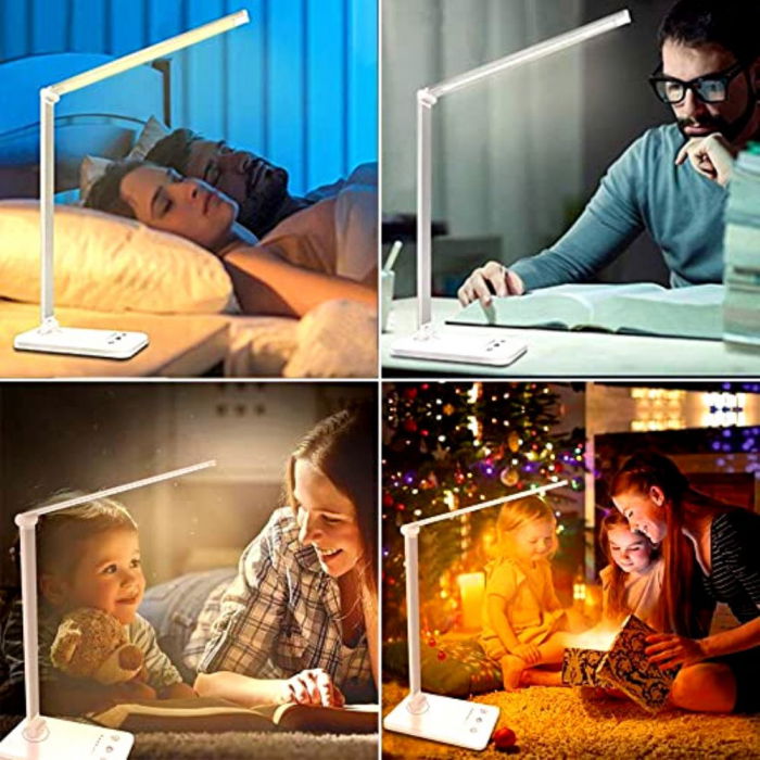 Lampa birou cu lumina reglabila si USB, Eleganta [3]