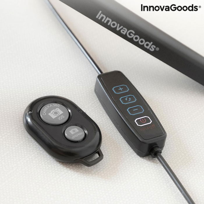 Lampa circulara Selfie Ring, cu trepied si telecomanda [4]