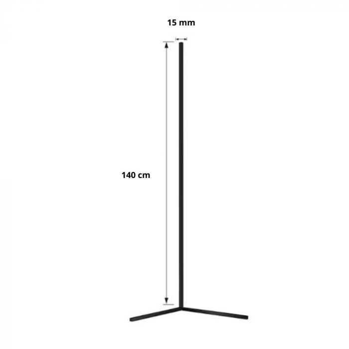 Lampa de colt XL - 140 cm, RGB Cool Effect [7]