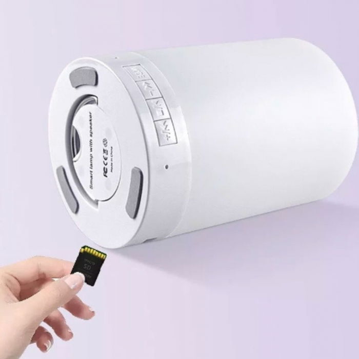 Lampa de veghe smart LED music player mai multe culori touch control handsfree [6]