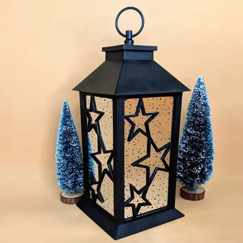 Lampa decorativa tip felinar cu stele [4]