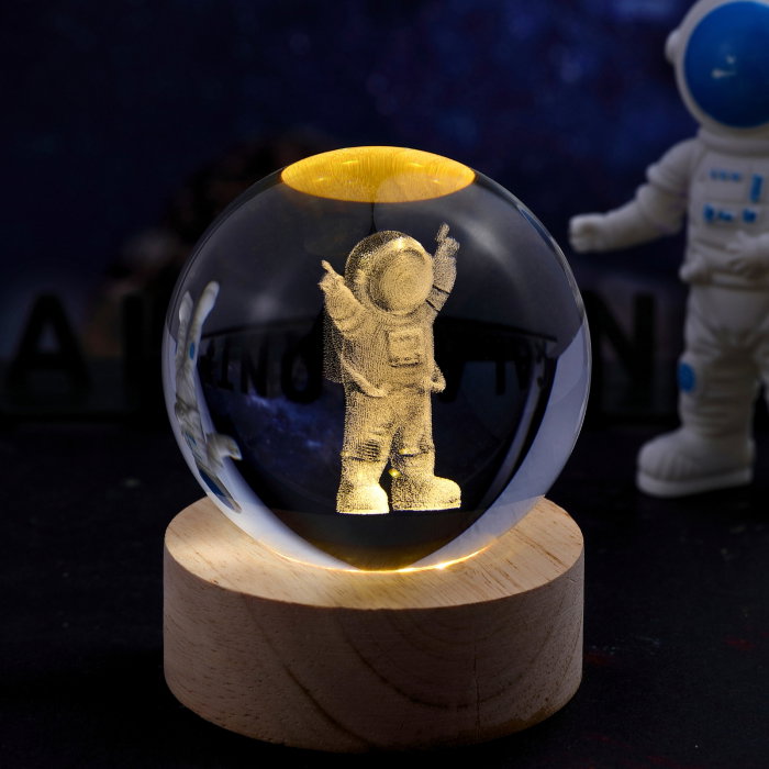 Lampa Glob de Cristal Astronaut [3]