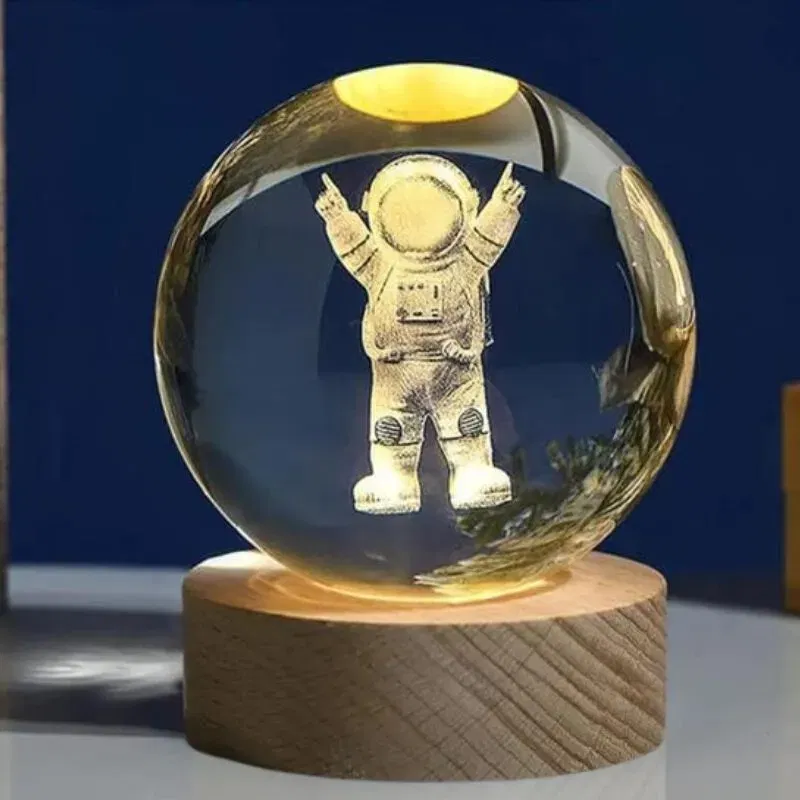 Lampa Glob de Cristal Astronaut [7]