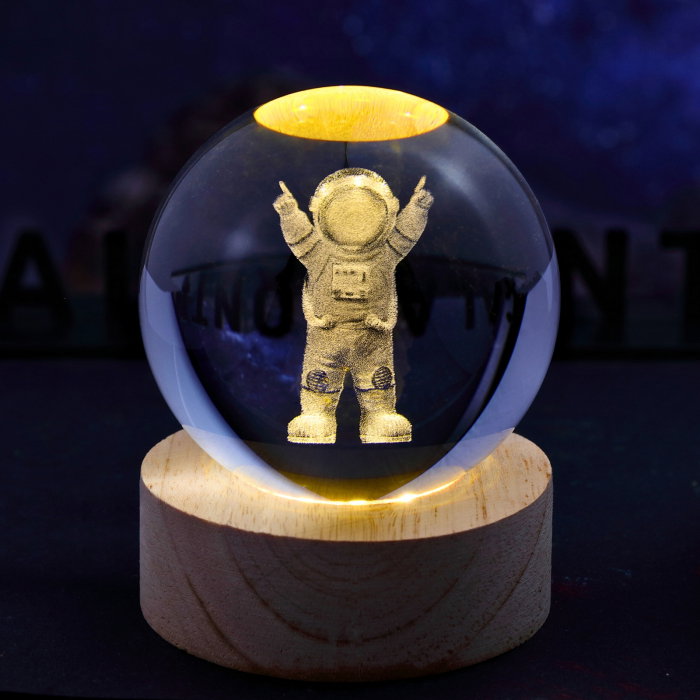 Lampa Glob de Cristal Astronaut [1]