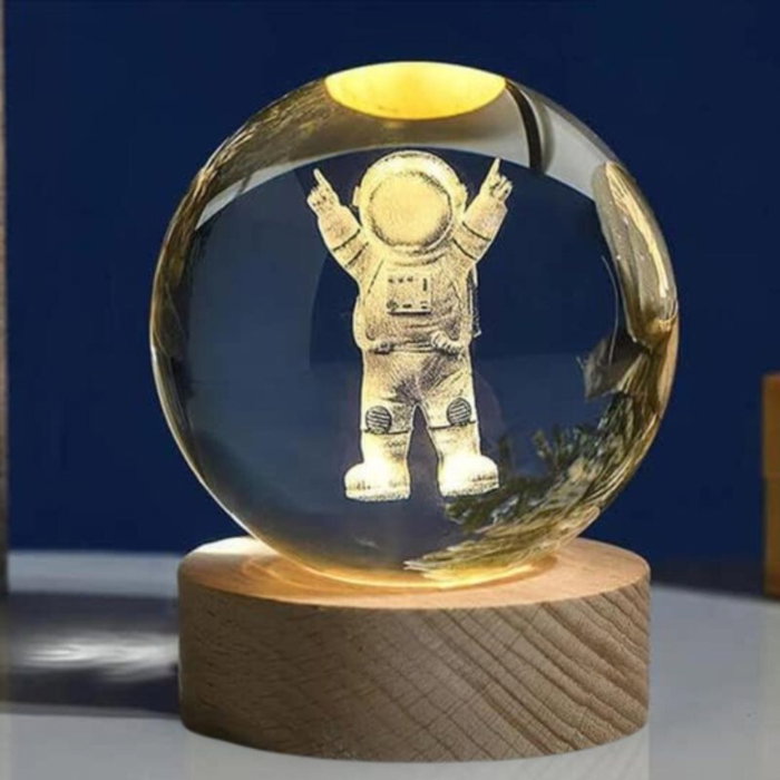 Lampa Glob de Cristal Astronaut [4]