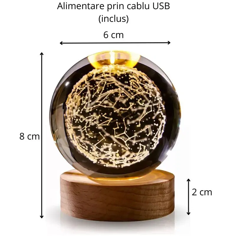 Lampa Glob de Cristal Constelatii [4]