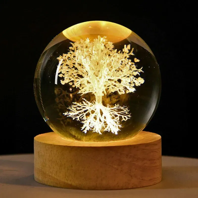 Lampa Glob de Cristal Copacul Vietii [5]