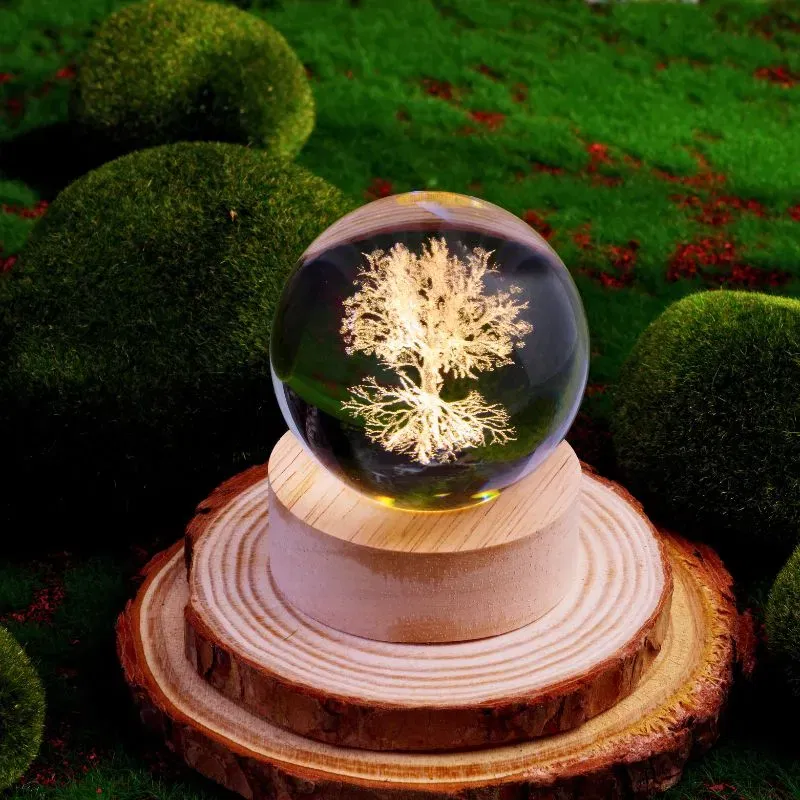 Lampa Glob de Cristal Copacul Vietii [3]