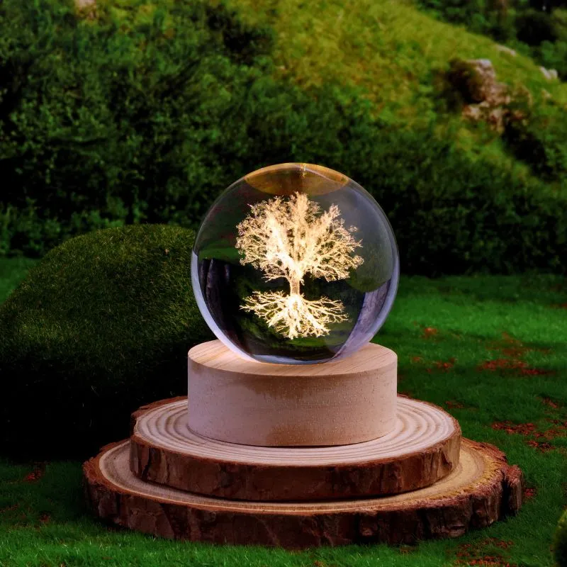 Lampa Glob de Cristal Copacul Vietii [2]