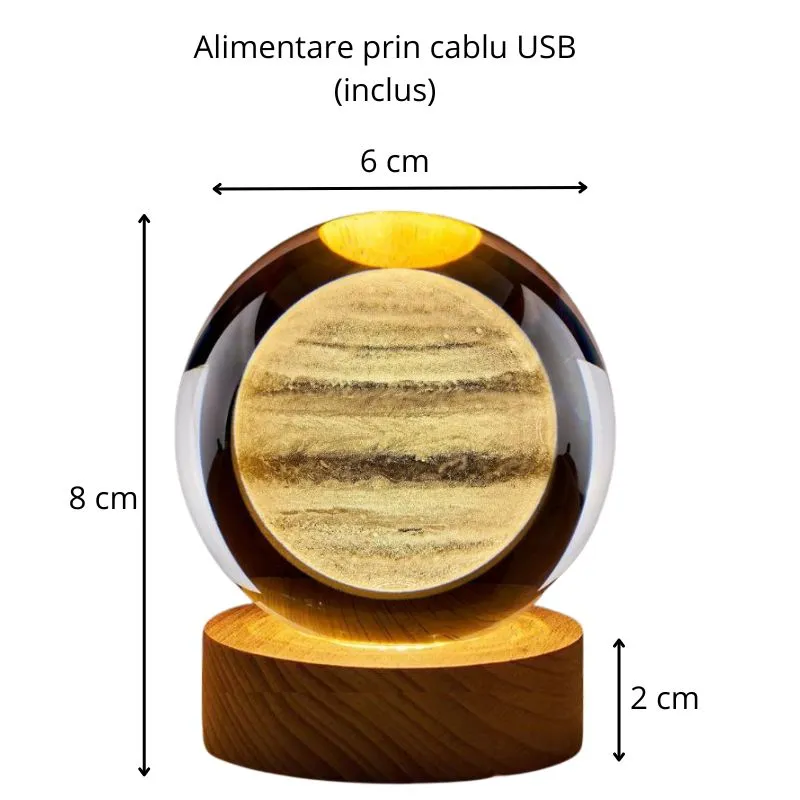 Lampa Glob de Cristal Jupiter [6]