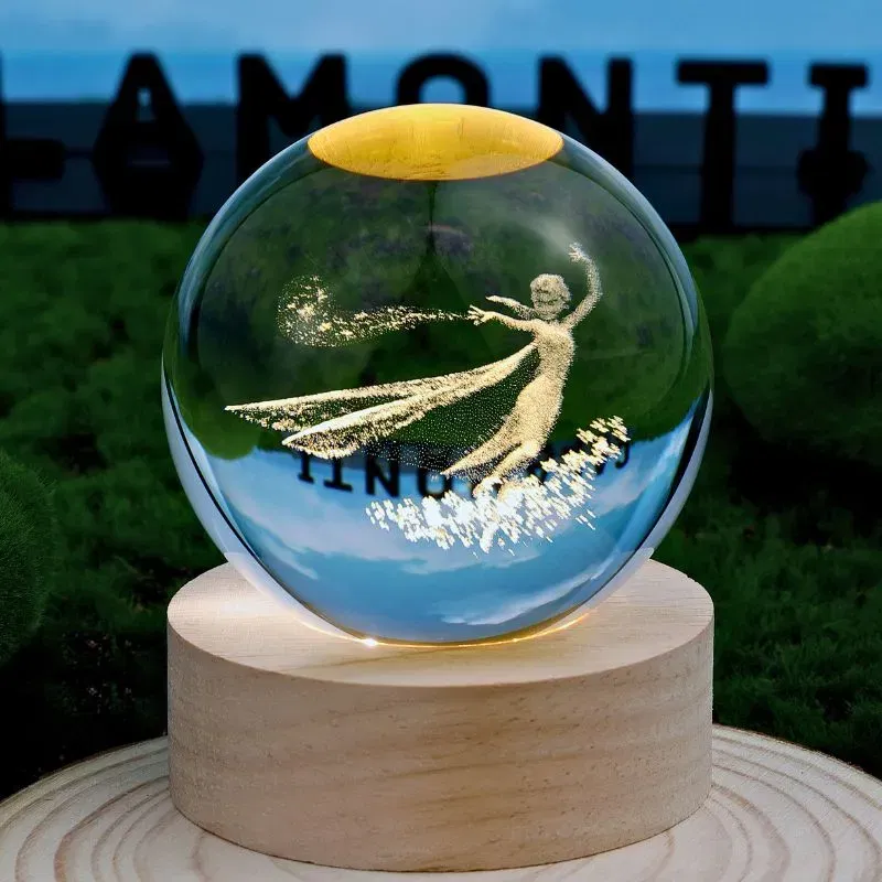 Lampa Glob de Cristal Zana Dansatoare [1]