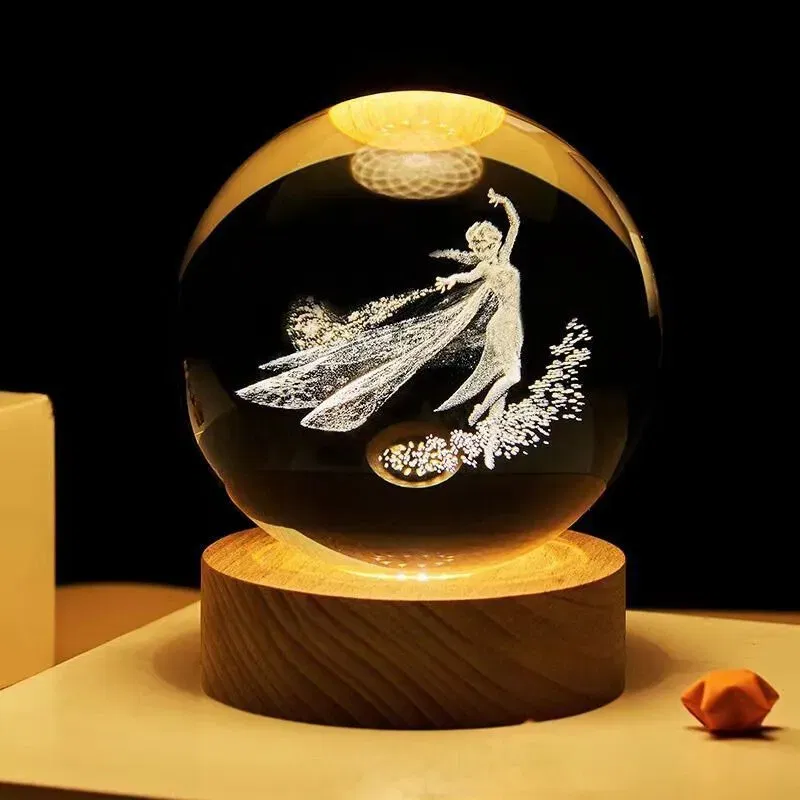 Lampa Glob de Cristal Zana Dansatoare [3]