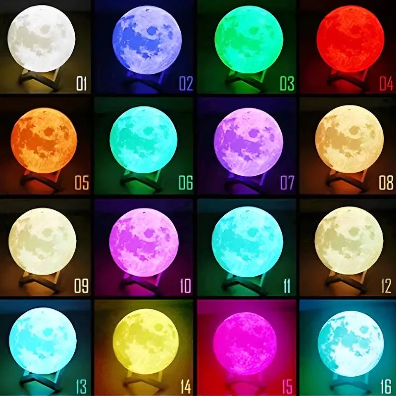 Lampa led luna in culori [5]