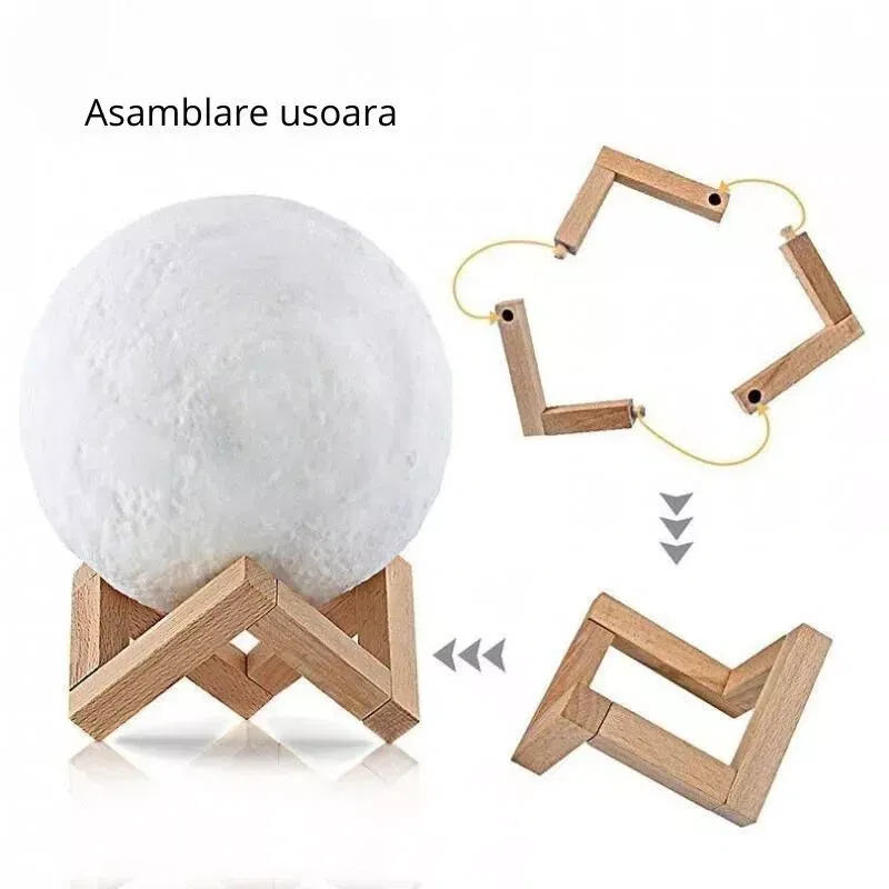 Lampa led luna in culori [16]